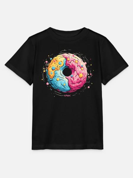 Eine Donut Galaxie - Stanley/Stella Kinder T-Shirt MINI CREATOR - Schwarz