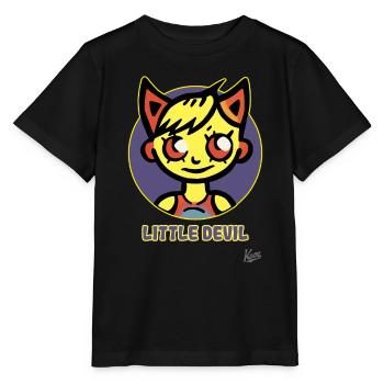 Little devil or little she-devil - Stanley/Stella MINI CREATOR Kids’ T-Shirt - black - Front - Mikhail (115cm)