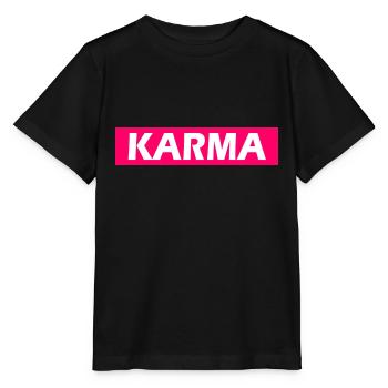 Karma - Stanley/Stella Kinder T-Shirt MINI CREATOR  - Schwarz - Vorne - Mikhail (115cm)