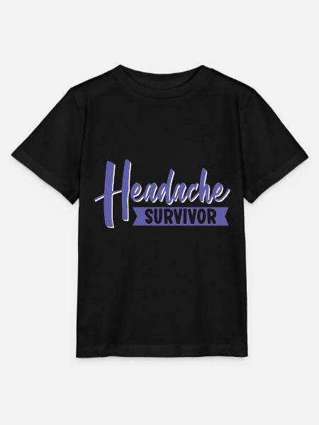 Headache Survivor - Stanley/Stella Kinder T-Shirt MINI CREATOR - Schwarz
