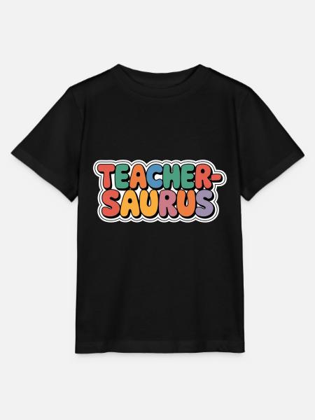 Teacher-saurus 10 - Stanley/Stella Kinder T-Shirt MINI CREATOR - Schwarz