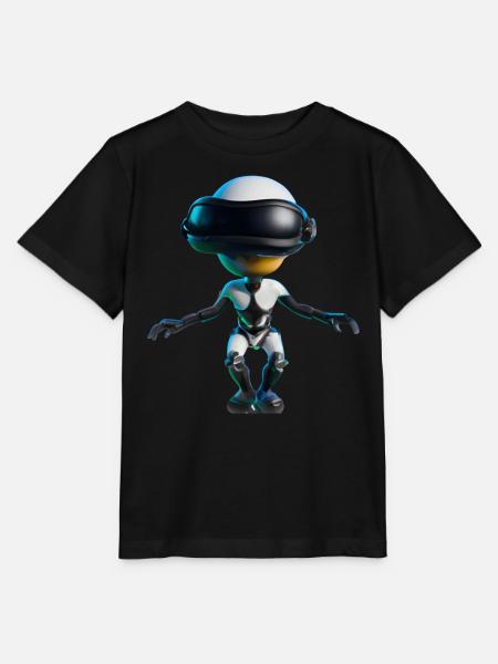 VR Alien - Stanley/Stella Kinder T-Shirt MINI CREATOR - Schwarz