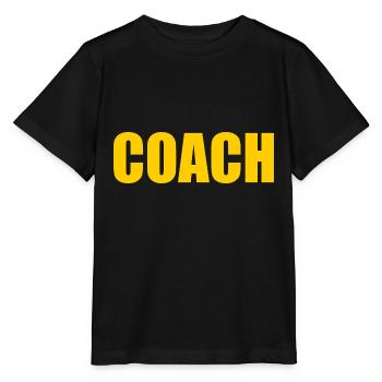 Entraîneur - T-shirt bio MINI CREATOR Stanley/Stella Enfant - noir - Devant - Mikhail (115cm)