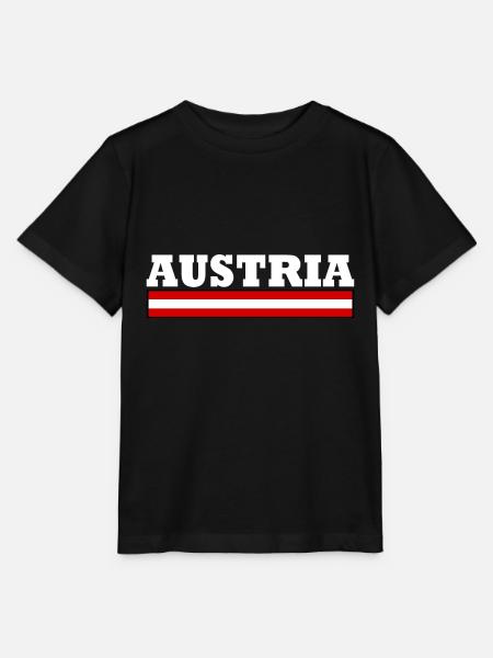 Austria - Stanley/Stella MINI CREATOR Kids’ T-Shirt - black