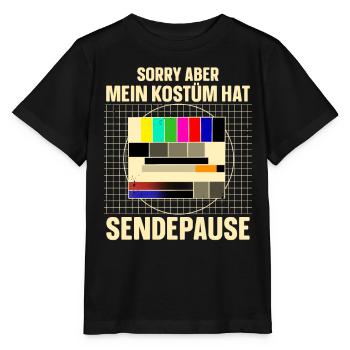 Testbild Sendepause Kostüm - Stanley/Stella Kinder T-Shirt MINI CREATOR  - Schwarz - Vorne - Mikhail (115cm)