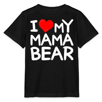 Ich liebe meine Mama Bär - Ich liebe meine Mama Bär - Stanley/Stella Kinder T-Shirt MINI CREATOR  - Schwarz - Vorne - Mikhail (115cm)
