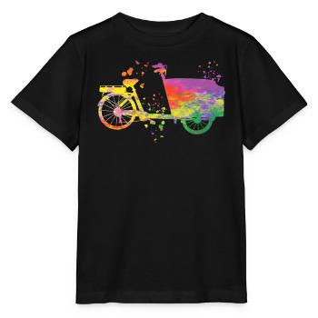 Heavy Duty Bike Cargo Bike Cargo Bike Cargo Bike - Stanley/Stella MINI CREATOR Kids’ T-Shirt - black - Front - Mikhail (115cm)