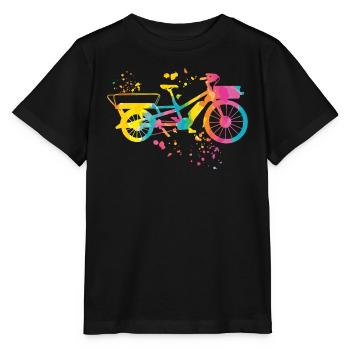 Heavy Duty Bike Cargo Bike Cargo Bike Cargo Bike - Stanley/Stella MINI CREATOR Kids’ T-Shirt - black - Front - Mikhail (115cm)