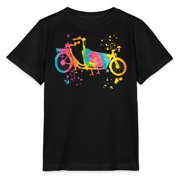 Heavy Duty Bike Cargo Bike Cargo Bike Cargo Bike - Stanley/Stella MINI CREATOR Kids’ T-Shirt - black - Front - Mikhail (115cm)