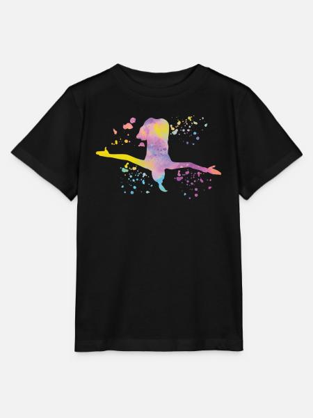 Synchronisierter Wassertaucher High Diver - Stanley/Stella Kinder T-Shirt MINI CREATOR - Schwarz