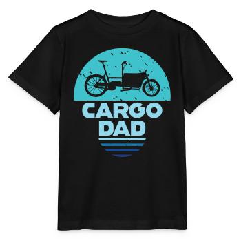 Cargo Dad Cargo Bike Cargobike - Stanley/Stella MINI CREATOR Kids’ T-Shirt - black - Front - Mikhail (115cm)