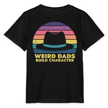 Papas bizarres Maquillage Personnage Drôle Papa - T-shirt bio MINI CREATOR Stanley/Stella Enfant - noir - Devant - Mikhail (115cm)