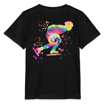 Patineuse de vitesse Sportswoman Patinage de vitesse - T-shirt bio MINI CREATOR Stanley/Stella Enfant - noir - Devant - Mikhail (115cm)