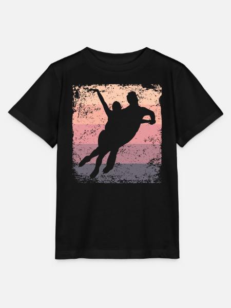 Eiskunstläufer Eiskunstlauf Schlittschuhlaufen - Stanley/Stella Kinder T-Shirt MINI CREATOR  - Schwarz