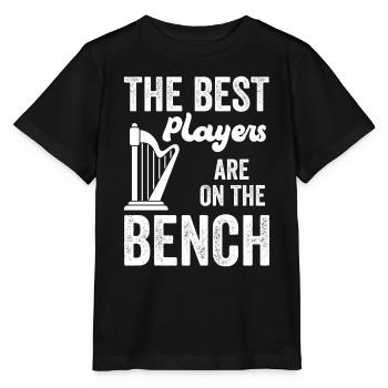 Die Besten Spieler Sitzen Auf Der Bank Harfe - Stanley/Stella Kinder T-Shirt MINI CREATOR  - Schwarz - Vorne - Mikhail (115cm)