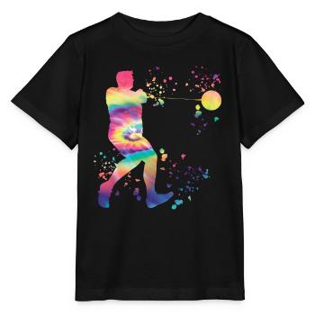 Lanceur de marteau Colorsplash Lancer de marteau - T-shirt bio MINI CREATOR Stanley/Stella Enfant - noir - Devant - Mikhail (115cm)