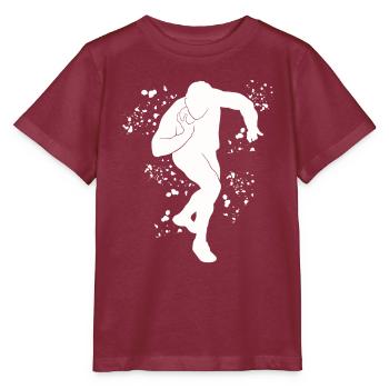 Shot Putter Colorsplash Shot Put - Stanley/Stella MINI CREATOR Kids’ T-Shirt - burgundy - Front - Kain (125cm)