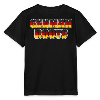 Deutsche Wurzeln Deutsche Herkunft - Stanley/Stella Kinder T-Shirt MINI CREATOR  - Schwarz - Vorne - Mikhail (115cm)