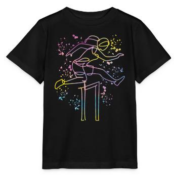 Hurdle Run Obstacle Course Kids Hurdle Run - Stanley/Stella MINI CREATOR Kids’ T-Shirt - black - Front - Mikhail (115cm)