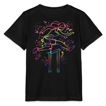 Hurdle Run Obstacle Course Kids Hurdle Run - Stanley/Stella MINI CREATOR Kids’ T-Shirt - black - Front - Mikhail (115cm)