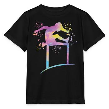 Hurdle Run Obstacle Course Kids Hurdle Run - Stanley/Stella MINI CREATOR Kids’ T-Shirt - black - Front - Mikhail (115cm)