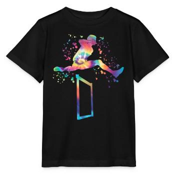 Hurdle Run Obstacle Course Kids Hurdle Run - Stanley/Stella MINI CREATOR Kids’ T-Shirt - black - Front - Mikhail (115cm)