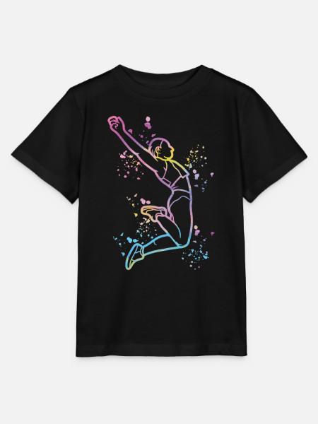 Weitspringer Weitspringen Kinder Weitsprung - Stanley/Stella Kinder T-Shirt MINI CREATOR - Schwarz