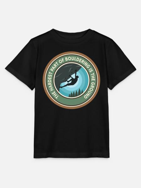 Bouldern Boulderer Boulder - Stanley/Stella Kinder T-Shirt MINI CREATOR - Schwarz