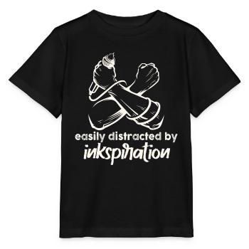 Poésie Slam Encre Stimulation Slam Poésie - T-shirt bio MINI CREATOR Stanley/Stella Enfant - noir - Devant - Mikhail (115cm)