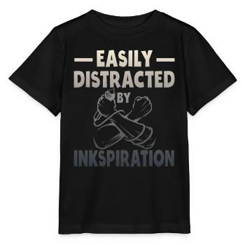 Poésie Slam Encre Stimulation Slam Poésie - T-shirt bio MINI CREATOR Stanley/Stella Enfant - noir - Devant - Mikhail (115cm)