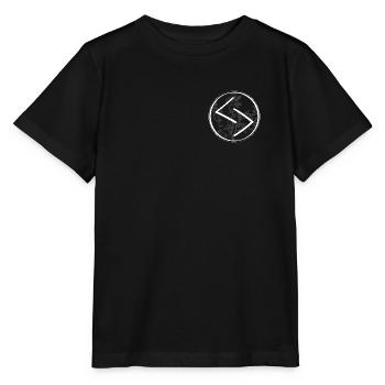 Runen - Jera: Jahr - Stanley/Stella Kinder T-Shirt MINI CREATOR  - Schwarz - Vorne - Mikhail (115cm)