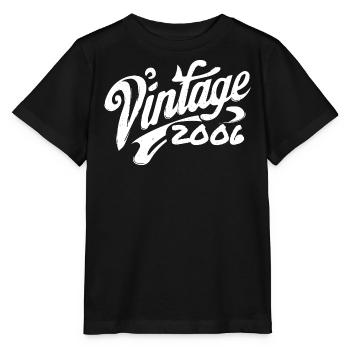 Millésime 2006 Cru 2006 Anniversaire 2006 Rétro - T-shirt bio MINI CREATOR Stanley/Stella Enfant - noir - Devant - Mikhail (115cm)