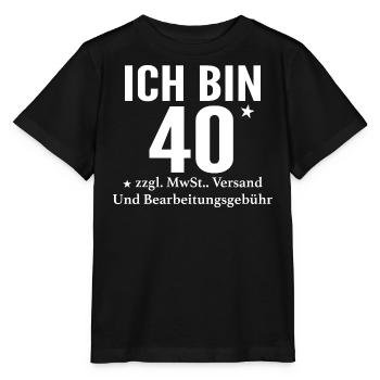 J’ai 40+ drôles de paroles pour les gens cool - T-shirt bio MINI CREATOR Stanley/Stella Enfant - noir - Devant - Mikhail (115cm)
