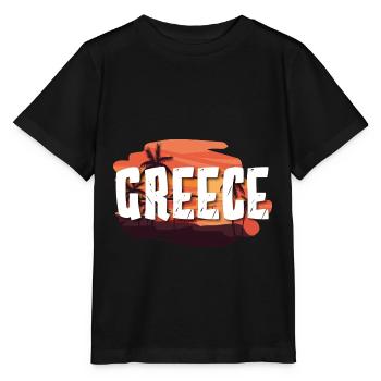 Greece - Stanley/Stella MINI CREATOR Kids’ T-Shirt - black - Front - Mikhail (115cm)