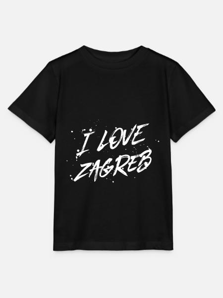I Love Zagreb - Stanley/Stella Kinder T-Shirt MINI CREATOR - Schwarz