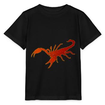 Skorpion Scorpio - Stanley/Stella Kinder T-Shirt MINI CREATOR  - Schwarz - Vorne - Mikhail (115cm)