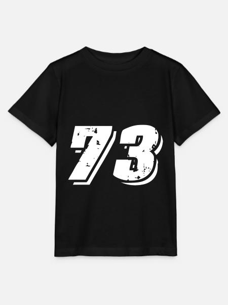 73 Zahl Symbol - Stanley/Stella Kinder T-Shirt MINI CREATOR  - Schwarz