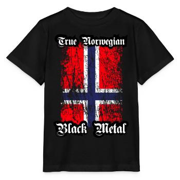 Trve/ True Norwegian Black Metal - T-shirt bio MINI CREATOR Stanley/Stella Enfant - noir - Devant - Mikhail (115cm)