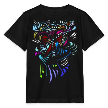TRIBAL 30 05 - Stanley/Stella Kinder T-Shirt MINI CREATOR  - Schwarz - Vorne - Mikhail (115cm)