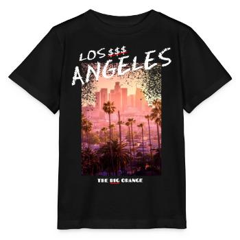 Los Angeles - Stanley/Stella Kinder T-Shirt MINI CREATOR  - Schwarz - Vorne - Mikhail (115cm)