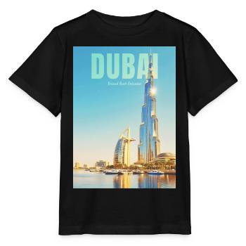 Horizon de Dubaï – Métropole du désert - T-shirt bio MINI CREATOR Stanley/Stella Enfant - noir - Devant - Mikhail (115cm)