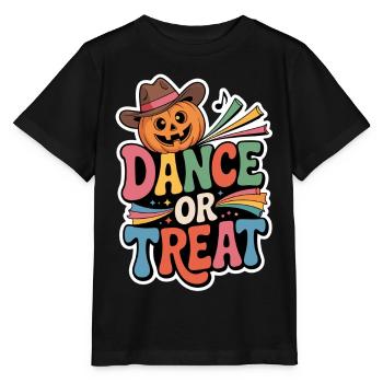 Halloween Dance or Treat - Stanley/Stella MINI CREATOR Kids’ T-Shirt - black - Front - Mikhail (115cm)