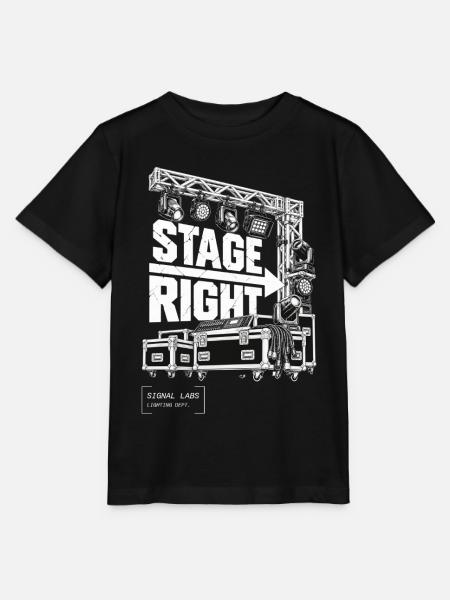 Signal Labs - Stage Right - Stanley/Stella Kinder T-Shirt MINI CREATOR - Schwarz