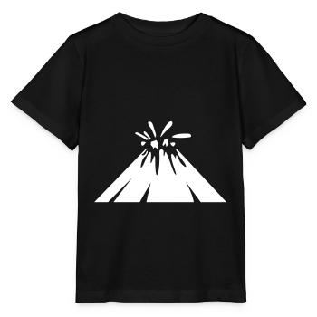 Icône de volcan - T-shirt bio MINI CREATOR Stanley/Stella Enfant - noir - Devant - Mikhail (115cm)
