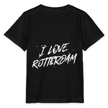 J’adore Rotterdam - T-shirt bio MINI CREATOR Stanley/Stella Enfant - noir - Devant - Mikhail (115cm)