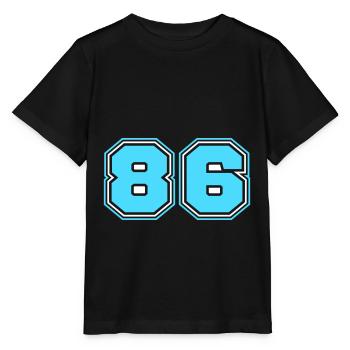86 Number number - Stanley/Stella MINI CREATOR Kids’ T-Shirt - black - Front - Mikhail (115cm)