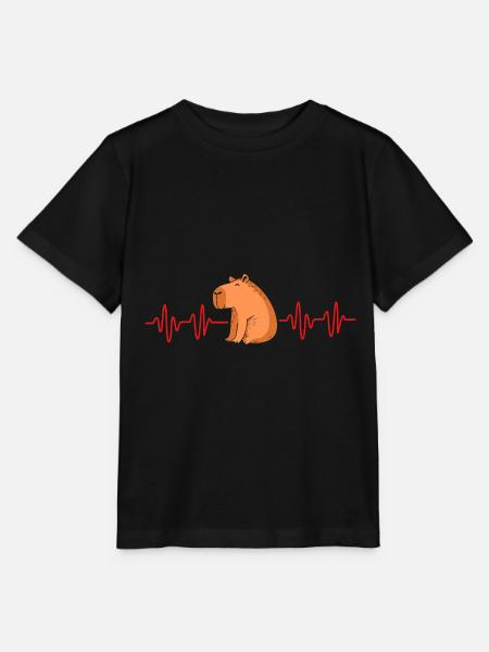 Capibara Capybara - Stanley/Stella Kinder T-Shirt MINI CREATOR - Schwarz
