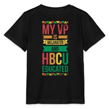 Mon vp est mélané et hbcu pour la fierté - T-shirt bio MINI CREATOR Stanley/Stella Enfant - noir - Devant - Mikhail (115cm)