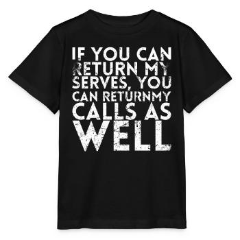 If you can return my services, you can - Stanley/Stella MINI CREATOR Kids’ T-Shirt - black - Front - Mikhail (115cm)