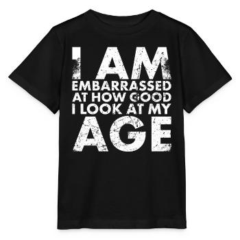 I'm embarrassed at how well I use my for grow - Stanley/Stella MINI CREATOR Kids’ T-Shirt - black - Front - Mikhail (115cm)